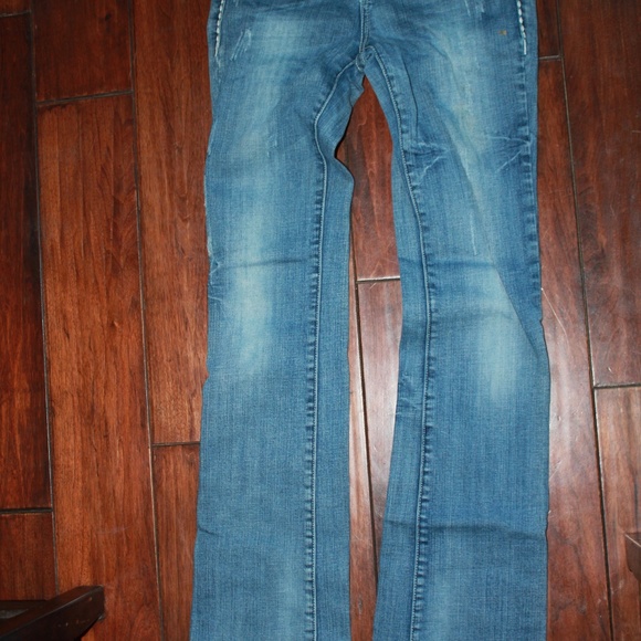 LA Idol USA rhinestone jeans - Picture 3 of 5